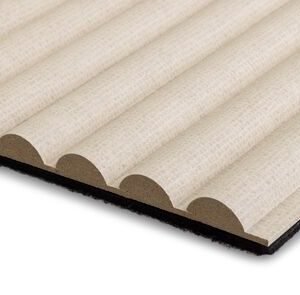 ISIwall Rondo Wandpaneel RK Fijn Geen Wit 2600x300x19mm 2pp