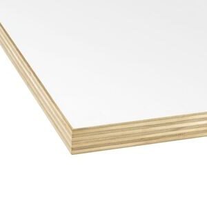 Duraprime populieren exterieurplaat bb/bb 90/90mµ wit gegrond PEFC 2500x1220x18mm