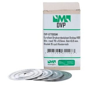 Drukverdeelplaat / IJzerwarenring 70x0,5mm 100st