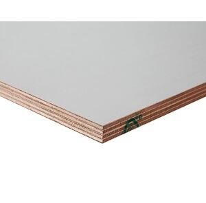 Okoume paint garant exterieurplaat b/b 170/170gr wit fenolfilm FSC 2500x1220x12mm