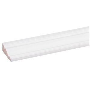 grenen decorlijst wit gegrond fsc mix 70% 12x32x2700