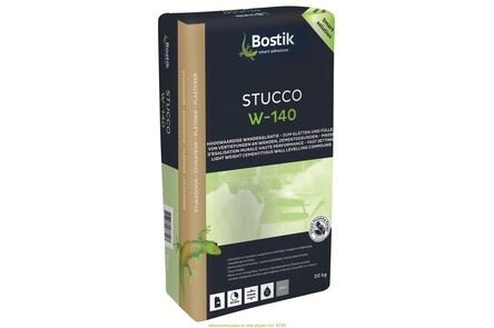 Bostik Stucco W-140 lichtgewicht uitvlakmortel 20kg