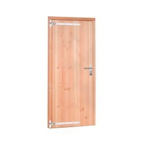 douglas enkele deur inclusief kozijn links draaiend geimpregneerd kleurloos 900x2010mm