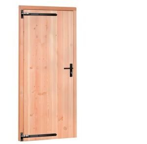 douglas enkele deur inclusief kozijn  links draaiend onbehandeld 900x2010mm