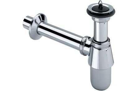 Viega plugbekersifon met roset 1 1/4 chroom