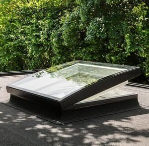 Velux isu schaal 1093 kunststof gebogen glas rechthoekig 1200x900mm