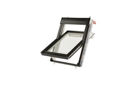 Keylite Tuimelvenster 01 WCP 01 T wit HR++ glas 550x780mm