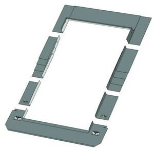 Keylite gootstuk 03 CWSRF 03 klassieke lei 660x1180mm