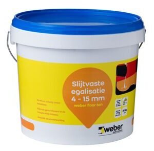 Weberfloor ton vloeregalisatie 4-15mm extra sterk 20kg