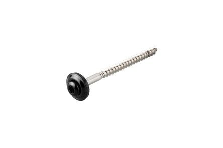 Koramic RVS klokschroef neopreenring zwart 4,5x65 ds 50st