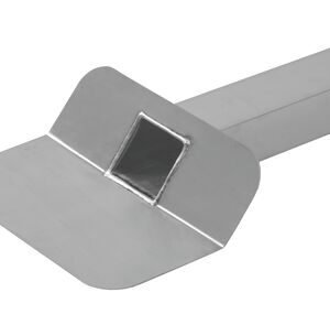 Kiezelbak 45 graden aluminium 60x80x200mm