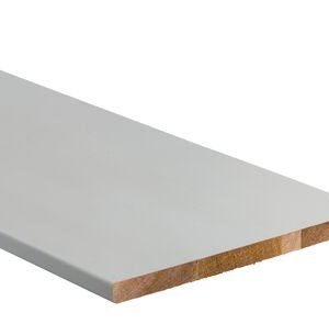 Totem wrc boeideel grijs gegrond 18x285x5900 rift gezaagd gevingerlast gelamineerd