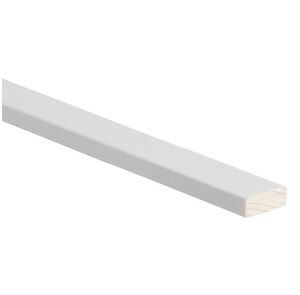 qpine aftimmerlat voorgelakt ral 9010 wit fsc mix 70% 7x18x2700