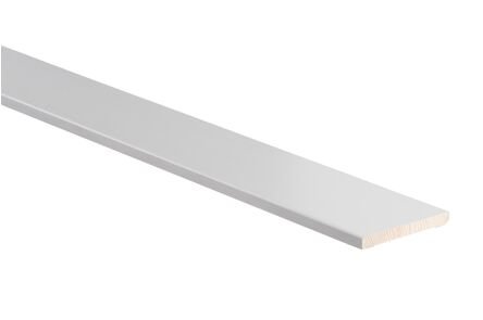 q-pine plint afgelakt ral 9010 12x120x4800