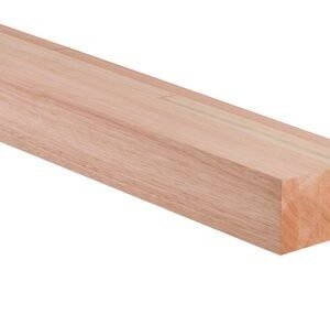 red grandis raamhout gevingerlast, gelamineerd geschaafd 95x95x5900mm