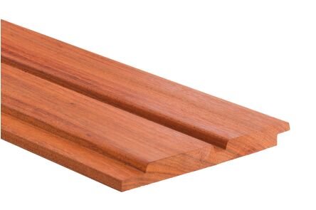 padoek dubbele channel siding model f onbehandeld 25x200x2450mm