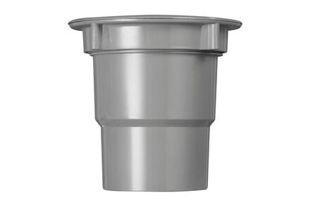 bakgoot uitloop 70/80/100 grijs