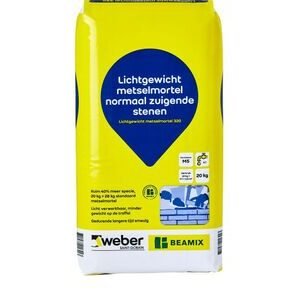 Weber Beamix lichtgewicht metselmortel 320 20kg