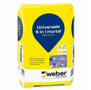 Webermix Universele 6-in-1 mortel 25kg