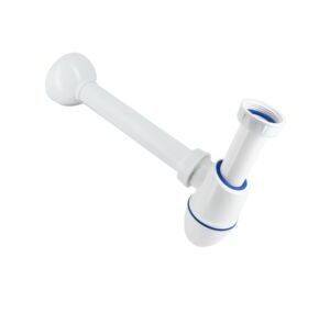 bonfix bekersifon met muurbuis en rozet 40mm