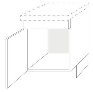 bribus eco gootsteenkast ogm50-db linksdraaiend