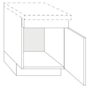 bribus eco gootsteenkast ogm50-db rechtsdraaiend