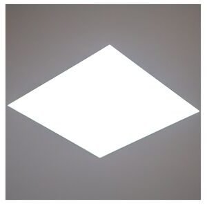 Powerdaylight diam. 53cm Plafondplaat vierkant verzonken binnenzijde
