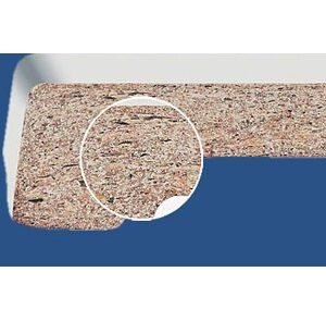 WERZALIT vensterbank exclusiv E34/4 zijdemat wit 001 34mm 4250x200mm