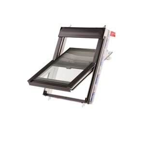 Keylite Tuimelvenster 03 WCP 03 HT wit Veiligheidsglas 660x1180mm