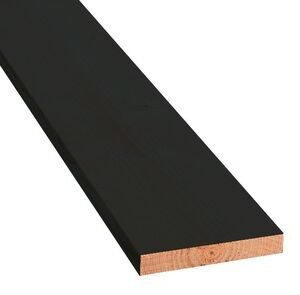 Vlotdeel Douglas Verduurzaamd Ruw PEFC 25x250x5000mm - Zwart