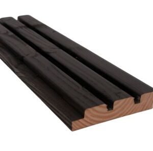 Douglas Triple Rhombus Verduurzaamd Zwart 27x140x4000mm