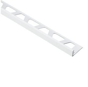 Schlüter Tegelprofiel Quadec AC gekakt aluminium 11x3000 wit