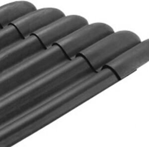 Eternit ecolor nt l-nokstuk rechts nr 76 donkergrijs 1047mm