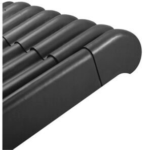 Eternit ecolor nt sl-topgevelstuk rechts donkergrijs