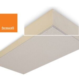 PIR + Fermacell geïsoleerde plafondelement rc2,28-3,08 1200x600x60+10mm