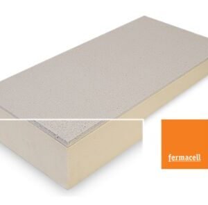 PIR + Fermacell geïsoleerde wandpaneel rc2,28-3,08 2600x600x60+10mm