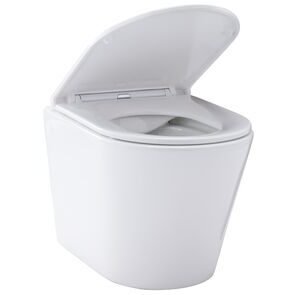 comfisani wandcloset keramisch diepspoel 51cm spoelrandloos glans wit