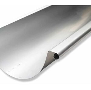 Rheinzink mastgoot met gat (halfronde dakgoot) m333 walsblank 0,70x1000