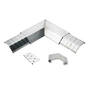 Rheinzink kliq buitenhoek met klang 135° walsblank 45/50