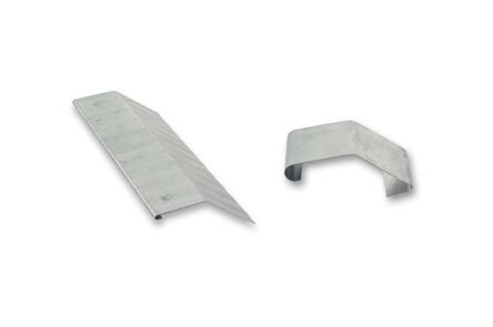 Rheinzink kliq expansieklang met koppelstuk 135° walsblank 45/50