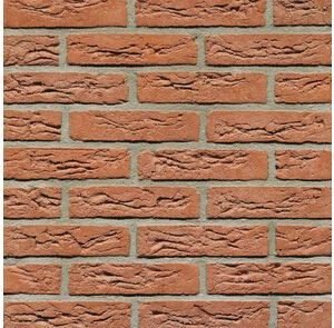 Gevelsteen handvorm waalformaat edmonton roodbrons effen 100x50x210mm