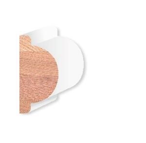 Totem Western red cedar Gootlijst Gegrond 32x63x4600mm