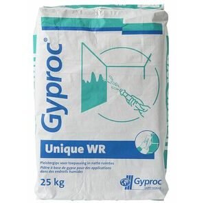 Gyproc unique wr stucadoorsgips lichtgroen 25kg