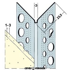 slimgrip hoekbeschermer verzinkt staal 1-3x3000mm