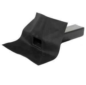Bosscover HWA stadsuitloop 90° met flap PE/EPDM 60x80mm