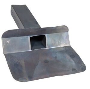 Kiezelbak 45 graden lood 30 60x80x310mm