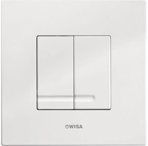 Lavigo dualflush bedieningspaneel kunstof wit