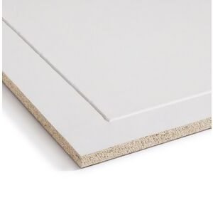 Preficon board m brandwerende plaat vier afgeschuinde kanten wit 1900x1200x16mm