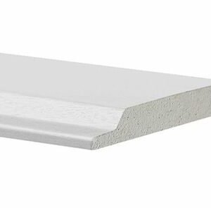 Halfhouts Rabat Meranti B Hardhout Gegrond FSC 22x150x4000mm - Wit