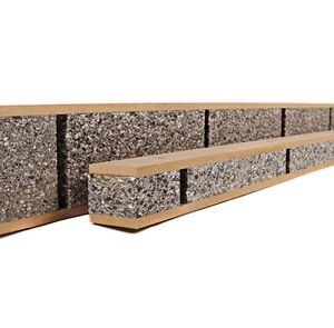 Merford akoestiregel md120 mdf, akoestifoam pefc 70% 120x60x2750mm